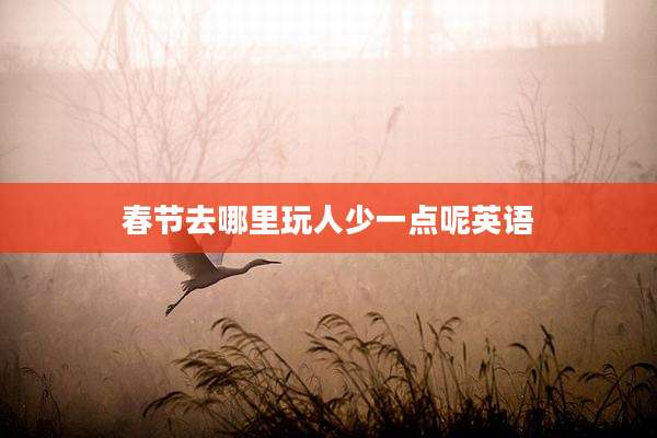 春节去哪里玩人少一点呢英语