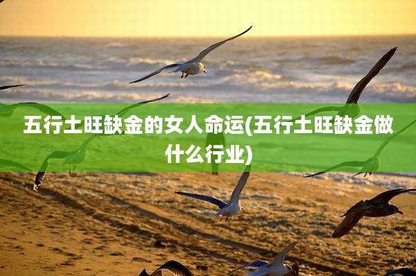 五行土旺缺金的女人命运(五行土旺缺金做什么行业)