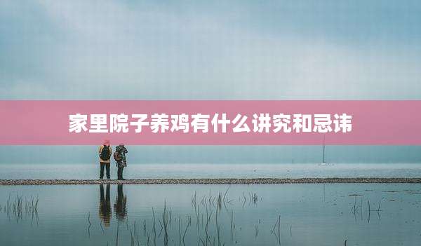 家里院子养鸡有什么讲究和忌讳