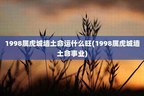 1998属虎城墙土命运什么旺(1998属虎城墙土命事业)