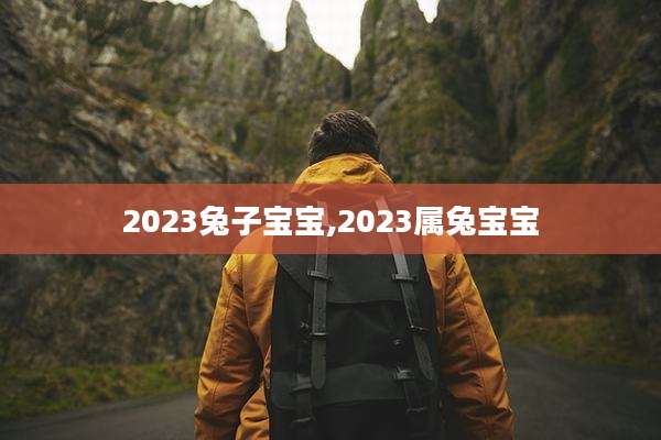 2023兔子宝宝,2023属兔宝宝