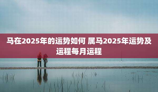 马在2025年的运势如何 属马2025年运势及运程每月运程