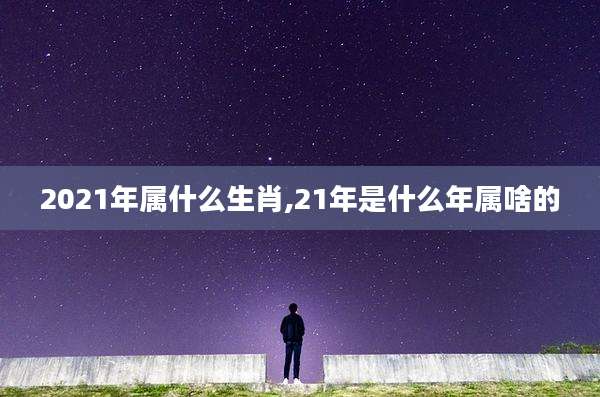 2021年属什么生肖,21年是什么年属啥的