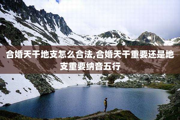 合婚天干地支怎么合法,合婚天干重要还是地支重要纳音五行