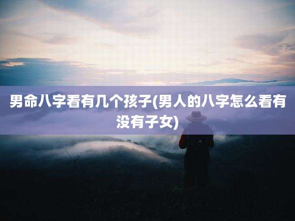 男命八字看有几个孩子(男人的八字怎么看有没有子女)