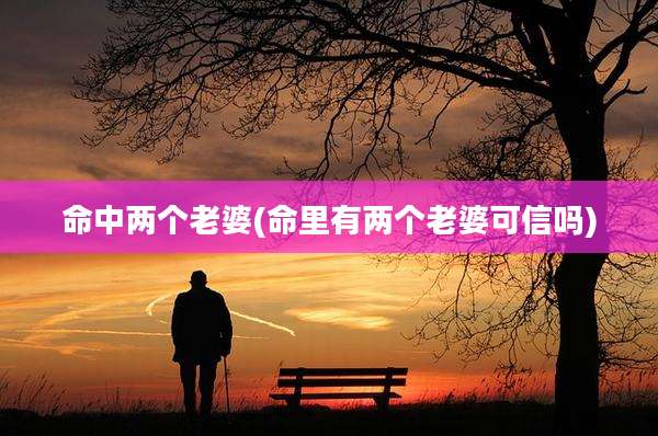 命中两个老婆(命里有两个老婆可信吗)