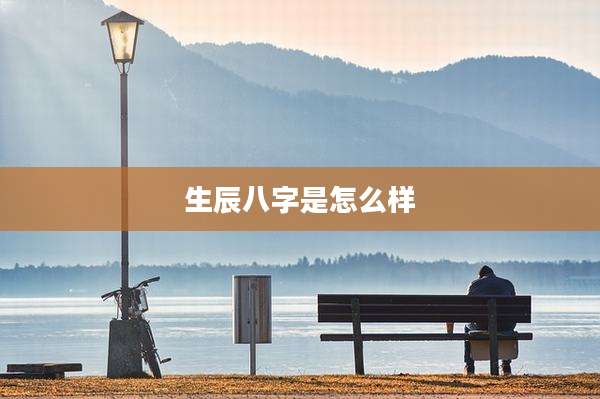 生辰八字是怎么样