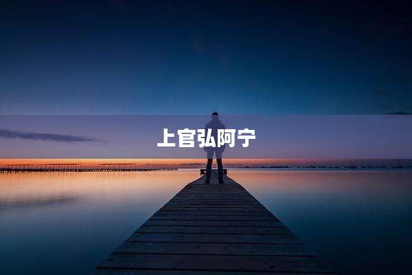 上官弘阿宁
