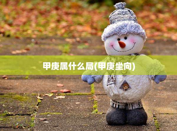 甲庚属什么局(甲庚坐向)