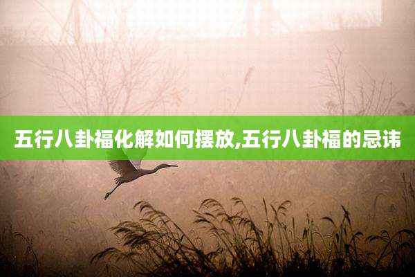 五行八卦福化解如何摆放,五行八卦福的忌讳
