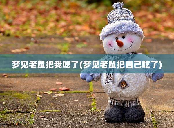 梦见老鼠把我吃了(梦见老鼠把自己吃了)