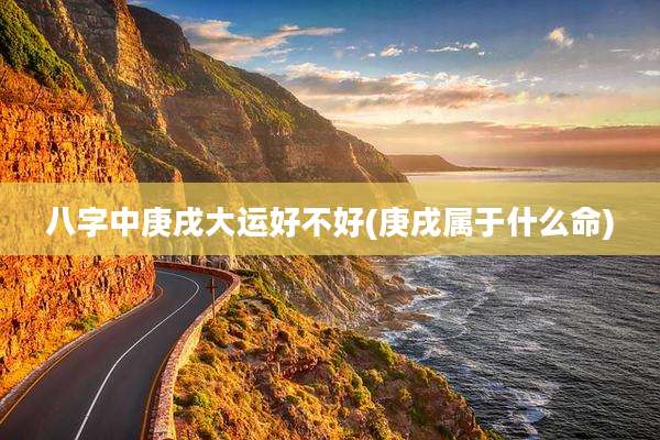 八字中庚戌大运好不好(庚戌属于什么命)