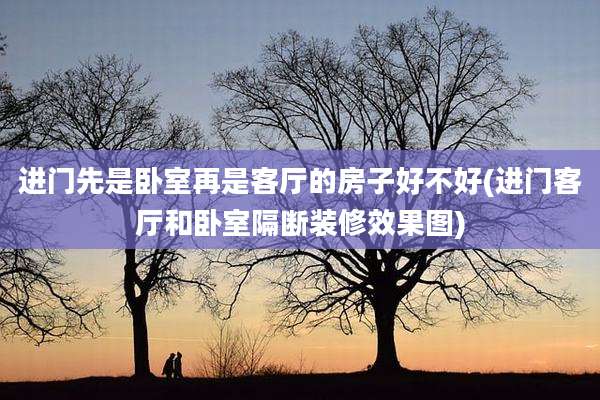 进门先是卧室再是客厅的房子好不好(进门客厅和卧室隔断装修效果图)