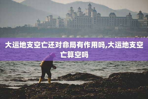大运地支空亡还对命局有作用吗,大运地支空亡算空吗