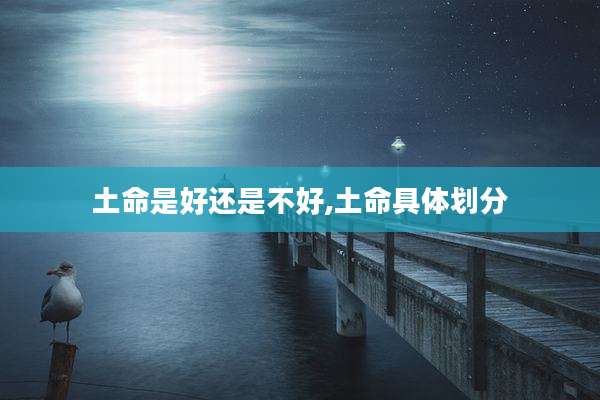 土命是好还是不好,土命具体划分