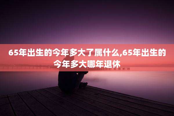 65年出生的今年多大了属什么,65年出生的今年多大哪年退休