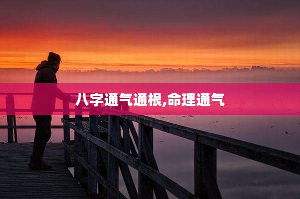八字通气通根,命理通气