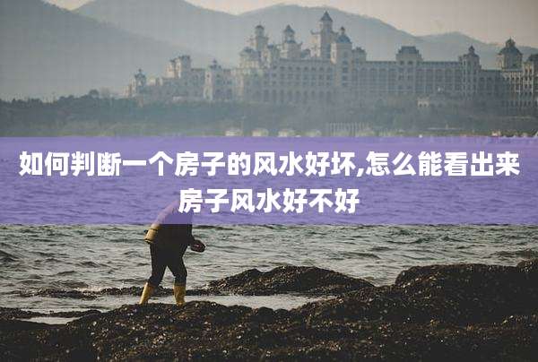 如何判断一个房子的风水好坏,怎么能看出来房子风水好不好