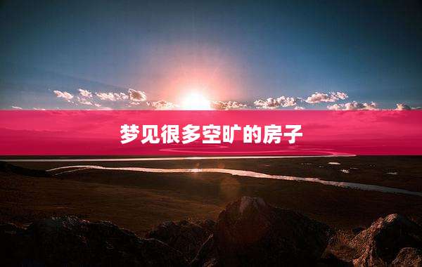 梦见很多空旷的房子
