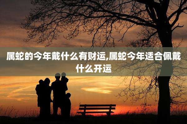 属蛇的今年戴什么有财运,属蛇今年适合佩戴什么开运