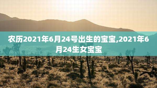 农历2021年6月24号出生的宝宝,2021年6月24生女宝宝
