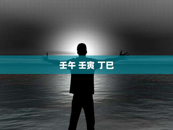 壬午 壬寅 丁巳