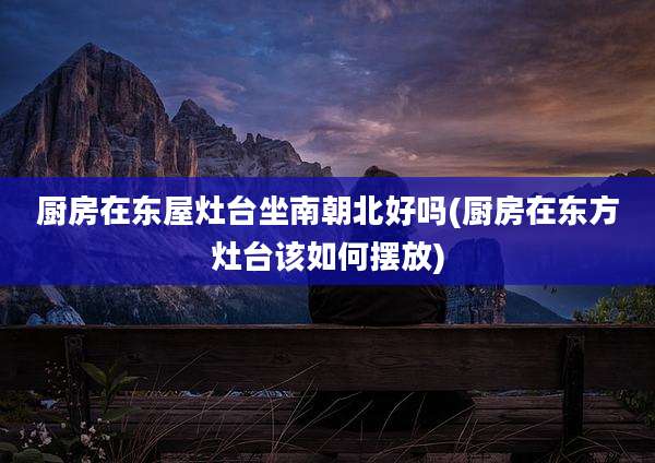 厨房在东屋灶台坐南朝北好吗(厨房在东方灶台该如何摆放)
