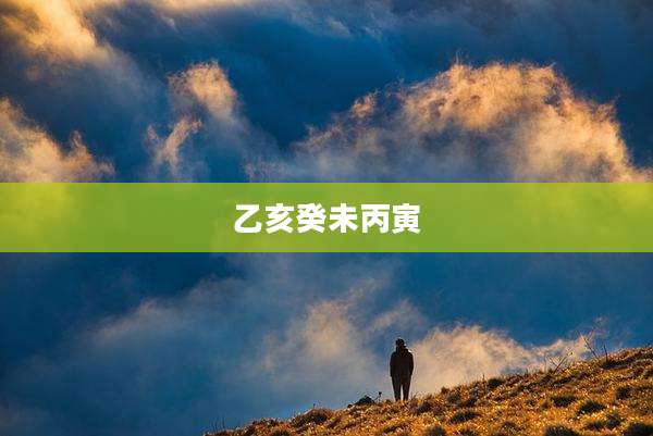 乙亥癸未丙寅
