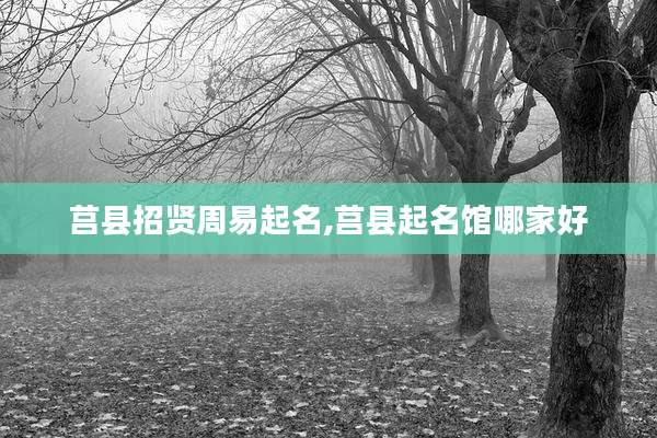 莒县招贤周易起名,莒县起名馆哪家好