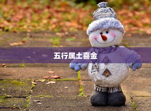 五行属土喜金