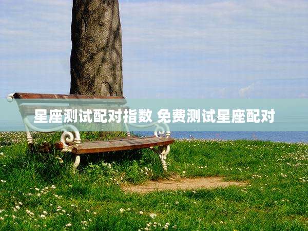 星座测试配对指数 免费测试星座配对