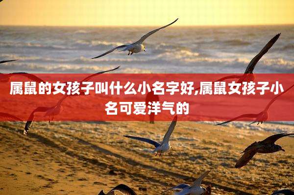 属鼠的女孩子叫什么小名字好,属鼠女孩子小名可爱洋气的