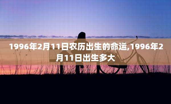 1996年2月11日农历出生的命运,1996年2月11日出生多大