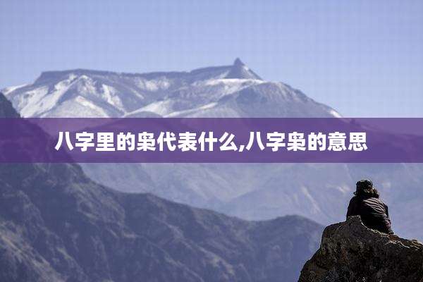 八字里的枭代表什么,八字枭的意思