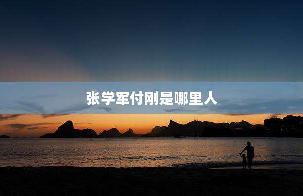 张学军付刚是哪里人