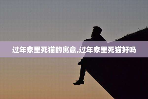 过年家里死猫的寓意,过年家里死猫好吗