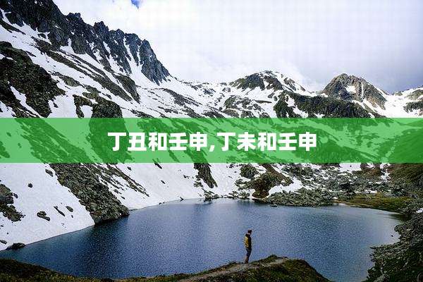 丁丑和壬申,丁未和壬申