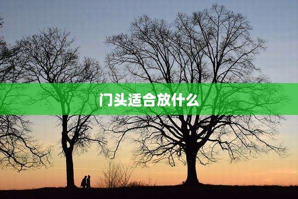 门头适合放什么
