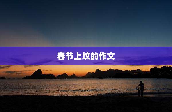 春节上坟的作文