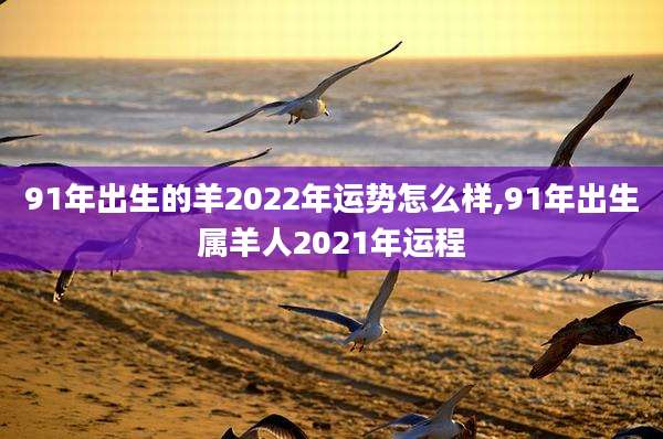 91年出生的羊2022年运势怎么样,91年出生属羊人2021年运程