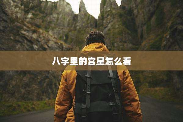 八字里的宫星怎么看