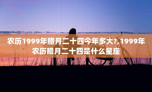 农历1999年腊月二十四今年多大?,1999年农历腊月二十四是什么星座