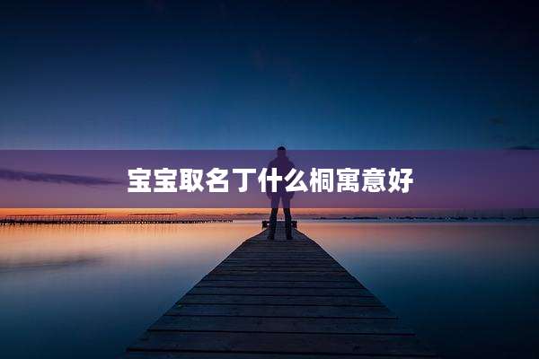 宝宝取名丁什么桐寓意好
