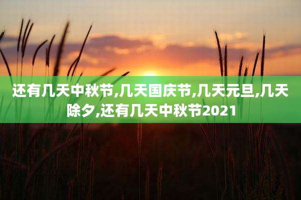 还有几天中秋节,几天国庆节,几天元旦,几天除夕,还有几天中秋节2021
