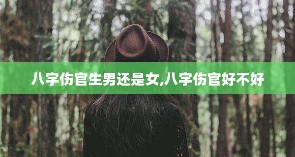 八字伤官生男还是女,八字伤官好不好