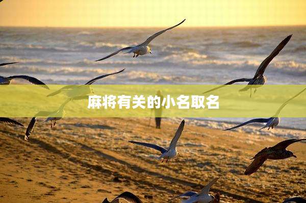 麻将有关的小名取名
