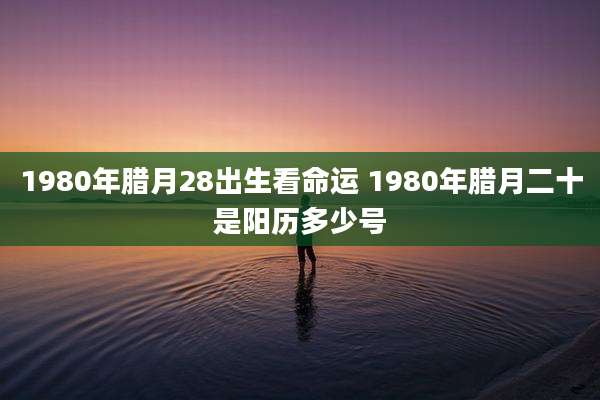 1980年腊月28出生看命运 1980年腊月二十是阳历多少号