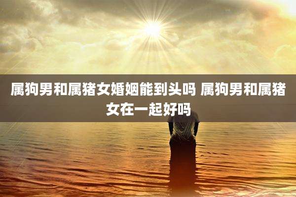 属狗男和属猪女婚姻能到头吗 属狗男和属猪女在一起好吗