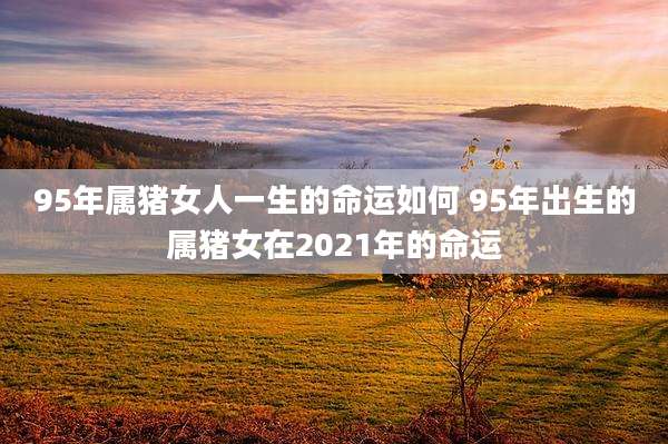 95年属猪女人一生的命运如何 95年出生的属猪女在2021年的命运