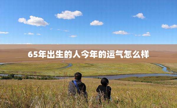 65年出生的人今年的运气怎么样